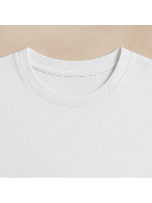 Unisex customizable white t-shirt - Image 6