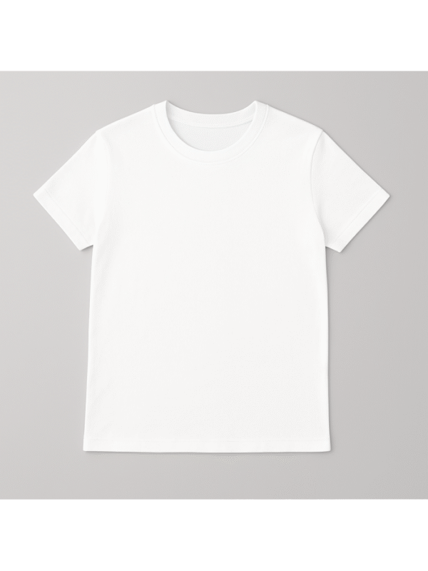 Unisex customizable white t-shirt - Image 4