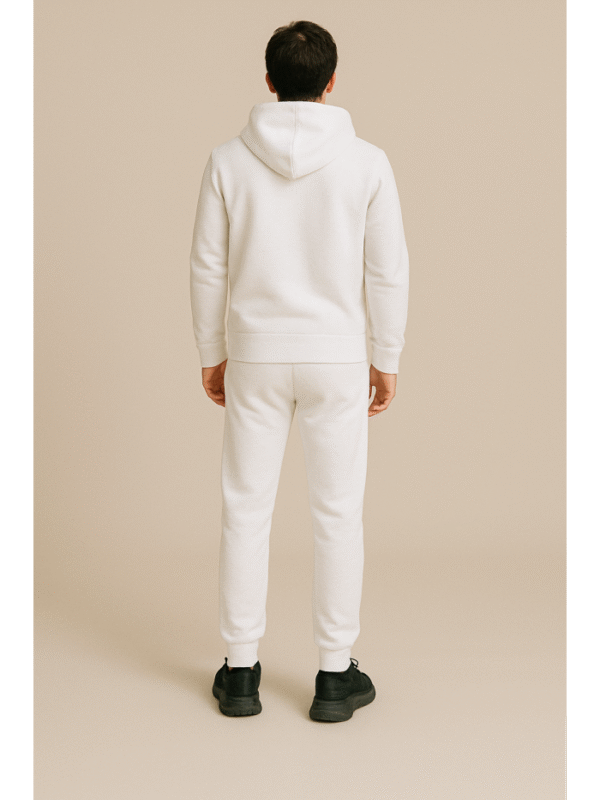 Unisex customizable white trouser - Image 2