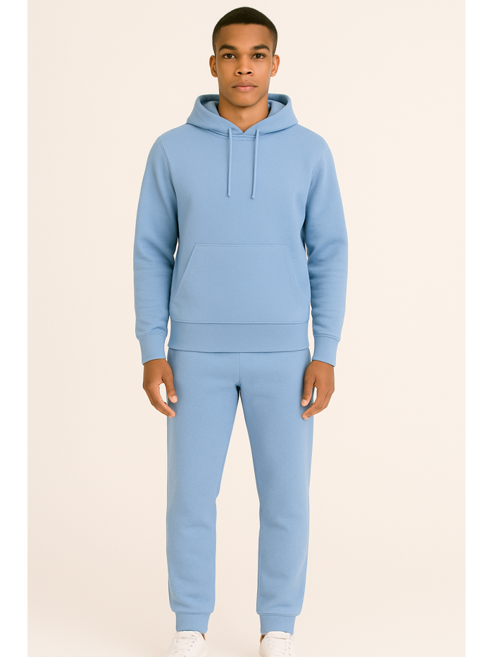 Unisex customizable blue trouser
