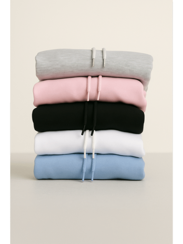 Unisex customizable pink hoodie - Image 4