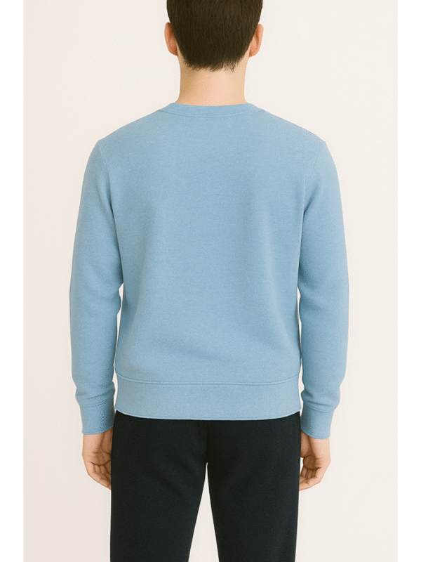 Unisex customizable blue sweat-shirt - Image 3