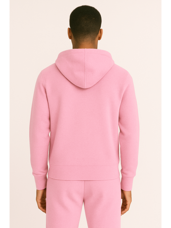 Unisex customizable pink hoodie - Image 3