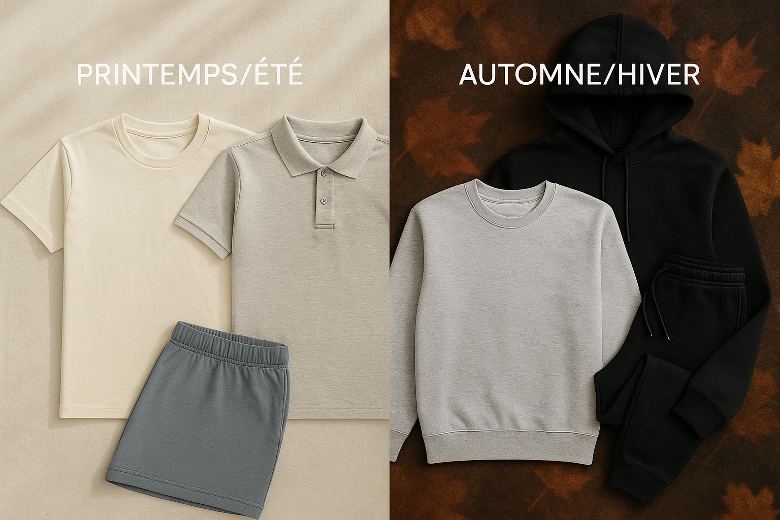 Les essentiels mode à personnaliser pour chaque saison : printemps/été & automne/hiver