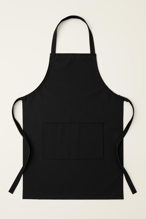 Customizable black apron - Image 2