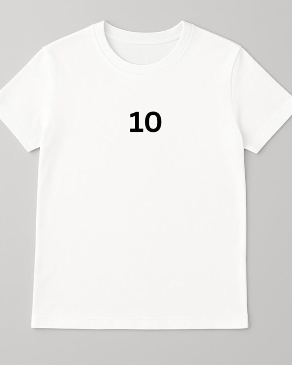 T-shirt à personnaliser avec nom et numéro – Image 2
