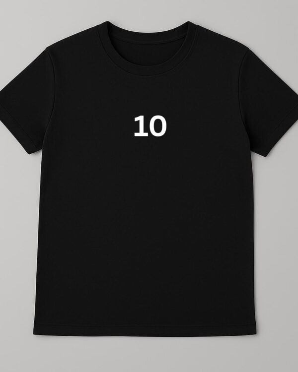 T-shirt à personnaliser avec nom et numéro – Image 4