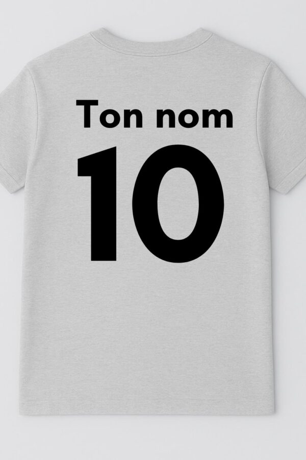 T-shirt à personnaliser avec nom et numéro – Image 5