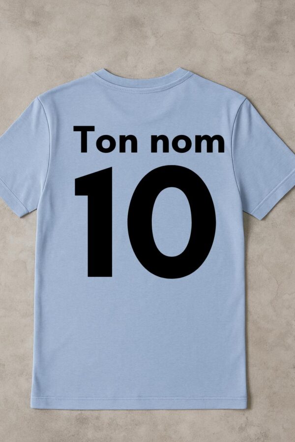T-shirt à personnaliser avec nom et numéro – Image 7