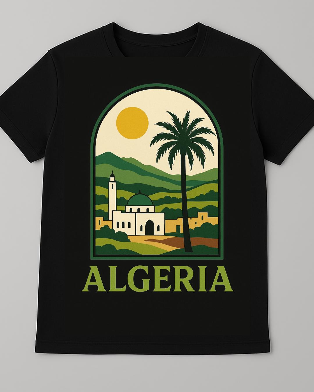 T-shirt Algeria 100% coton doux et durable