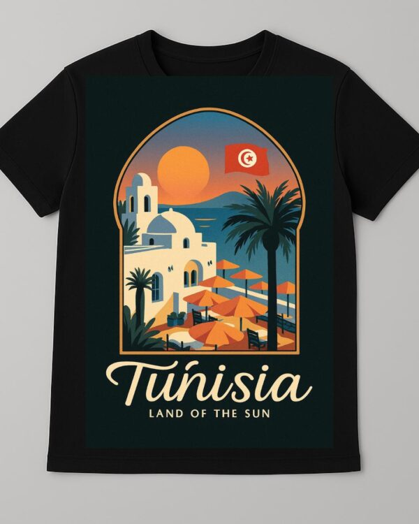 T-shirt Tunisia 100% coton doux et durable – Image 5