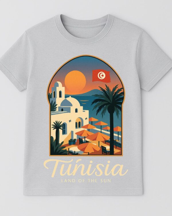 T-shirt Tunisia 100% coton doux et durable – Image 3