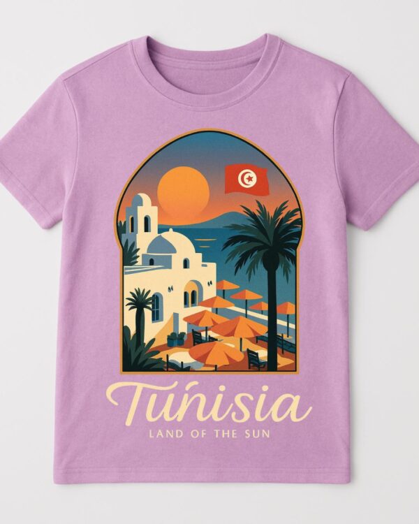 T-shirt Tunisia 100% coton doux et durable