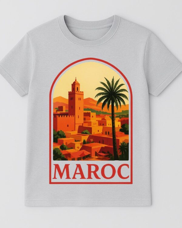 T-shirt Maroc 100% coton doux et durable