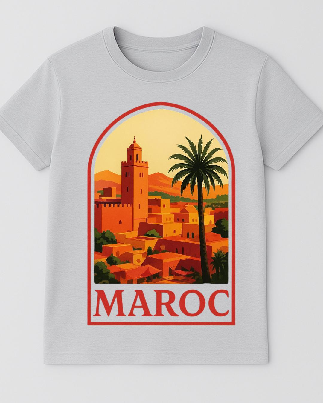 T-shirt Maroc 100% coton doux et durable