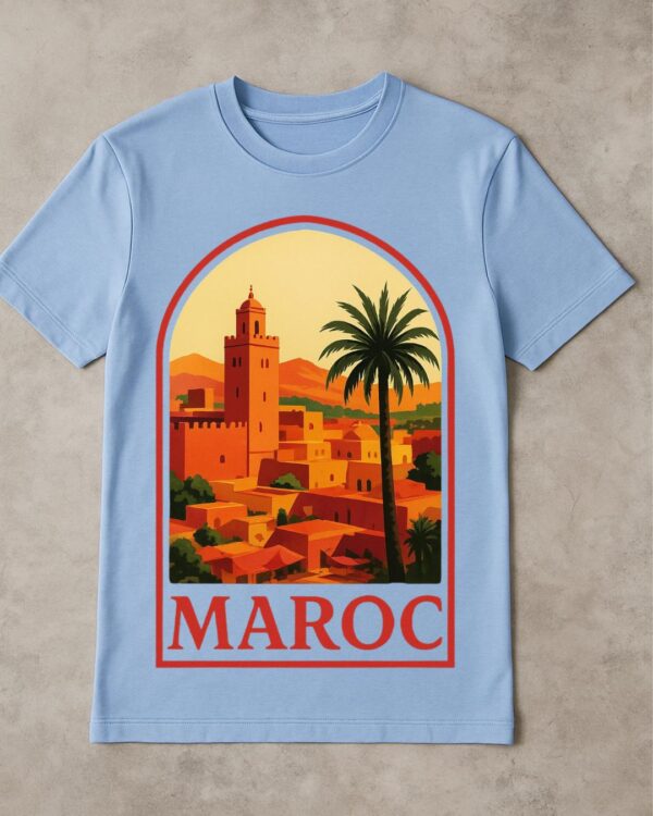 T-shirt Maroc 100% coton doux et durable – Image 4