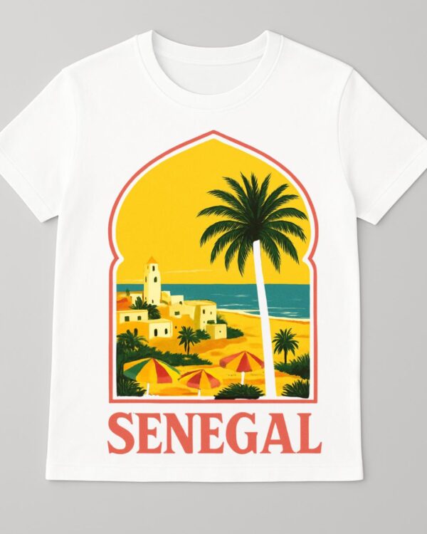 T-shirt Senegal 100% coton doux et durable – Image 3