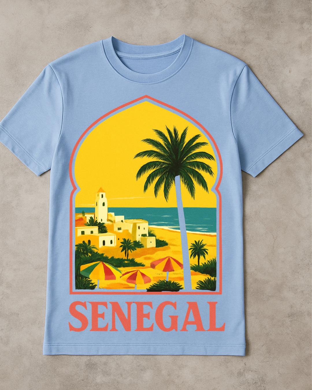 T-shirt Senegal 100% coton doux et durable