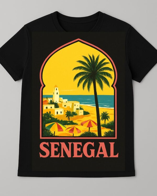 T-shirt Senegal 100% coton doux et durable – Image 2