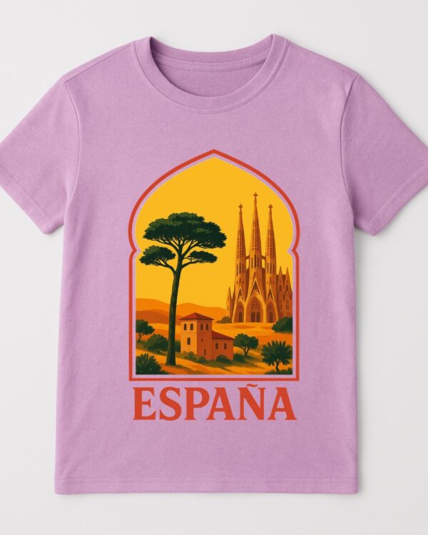T-shirt Espagne 100% coton doux – Image 5