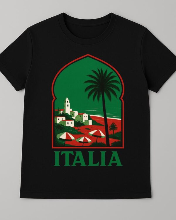 T-shirt Italie 100% coton doux – Image 4