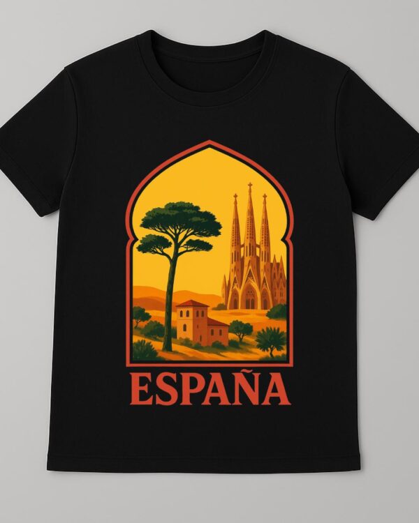 T-shirt Espagne 100% coton doux