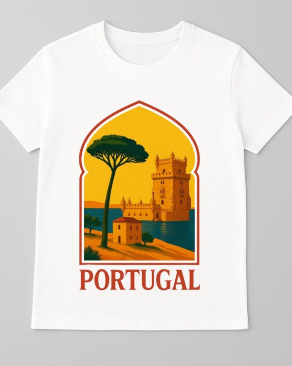T-shirt Portugal 100% coton doux