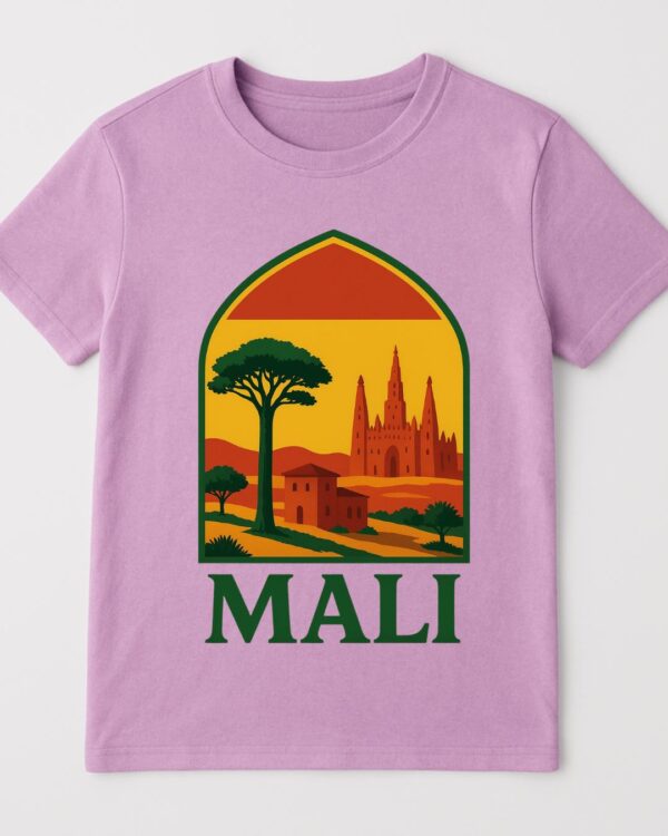 T-shirt Mali 100% coton doux – Image 3