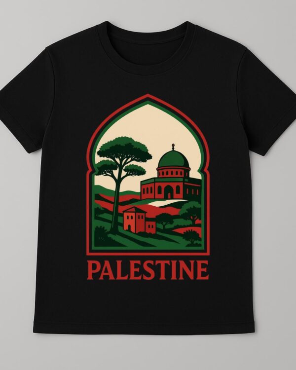 T-shirt Palestine 100% coton doux – Image 4