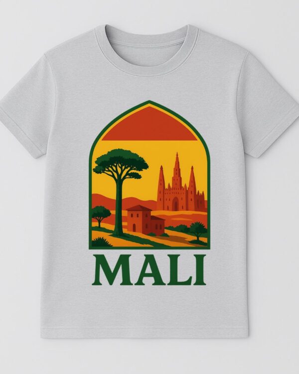 T-shirt Mali 100% coton doux – Image 2