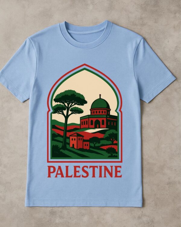 T-shirt Palestine 100% coton doux – Image 3