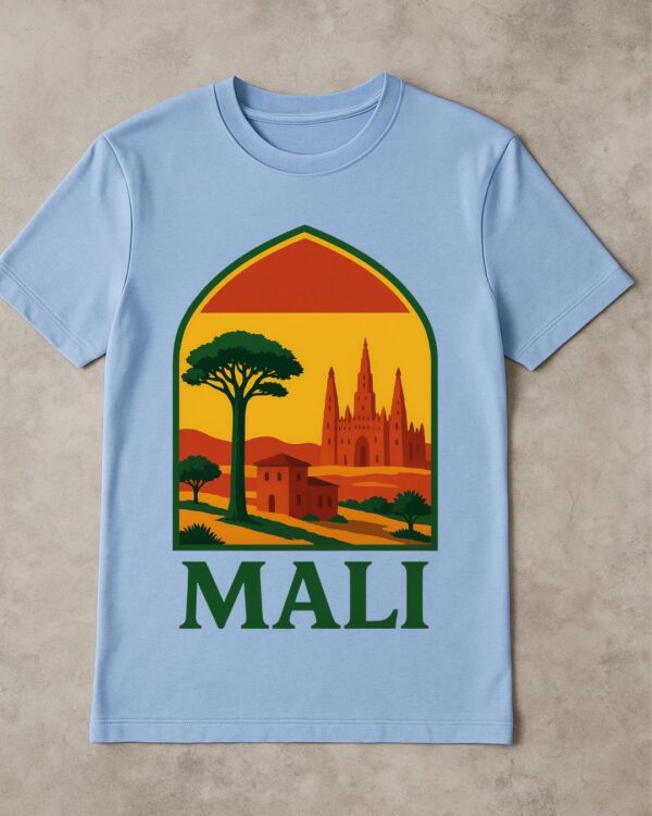 T-shirt Mali 100% coton doux – Image 4