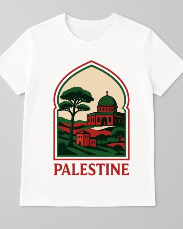 T-shirt Palestine 100% coton doux