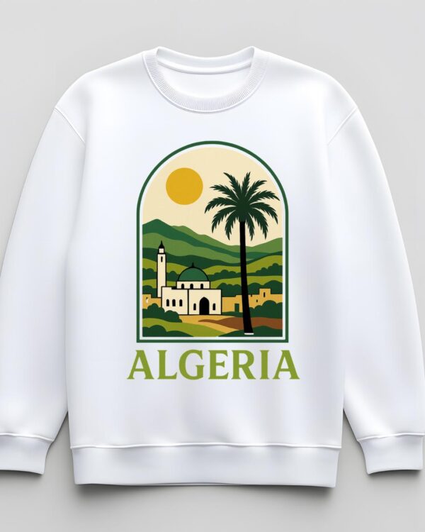 Sweat-shirt Algerie 100% coton doux – Image 5
