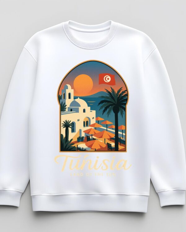 Sweat-shirt Tunisie 100% coton doux - Image 3