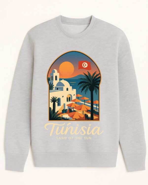 Sweat-shirt Tunisie 100% coton doux - Image 2
