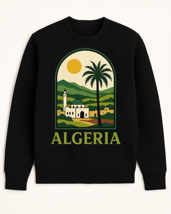 Sweat-shirt Algerie 100% coton doux – Image 3