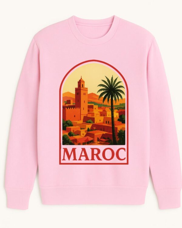Sweat-shirt Maroc 100% coton doux – Image 3