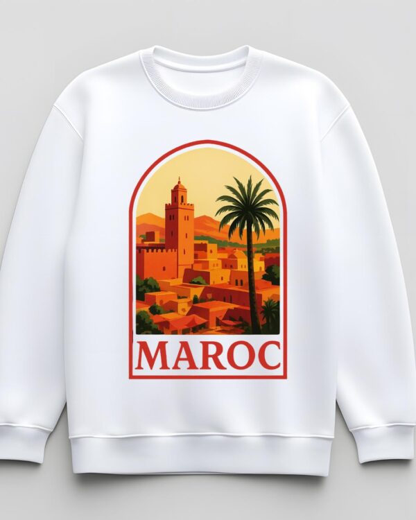 Sweat-shirt Maroc 100% coton doux – Image 2