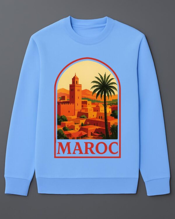 Sweat-shirt Maroc 100% coton doux – Image 4