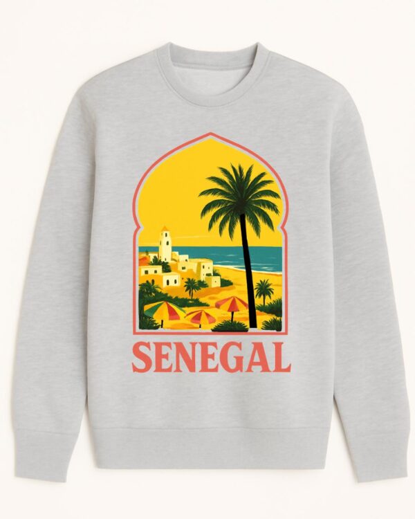 Sweat-shirt Senegal 100% coton doux - Image 3