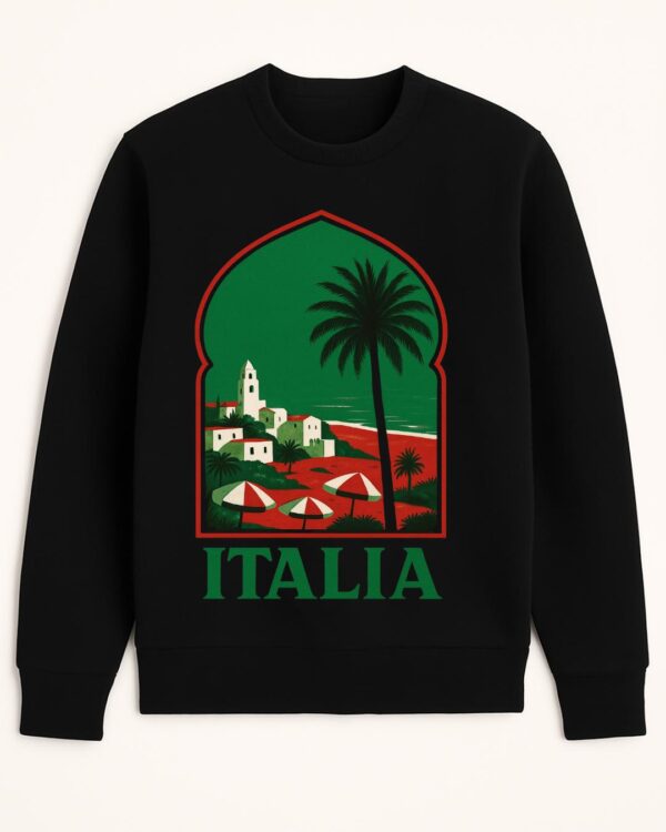 Sweat-shirt Italia 100% coton doux - Image 5