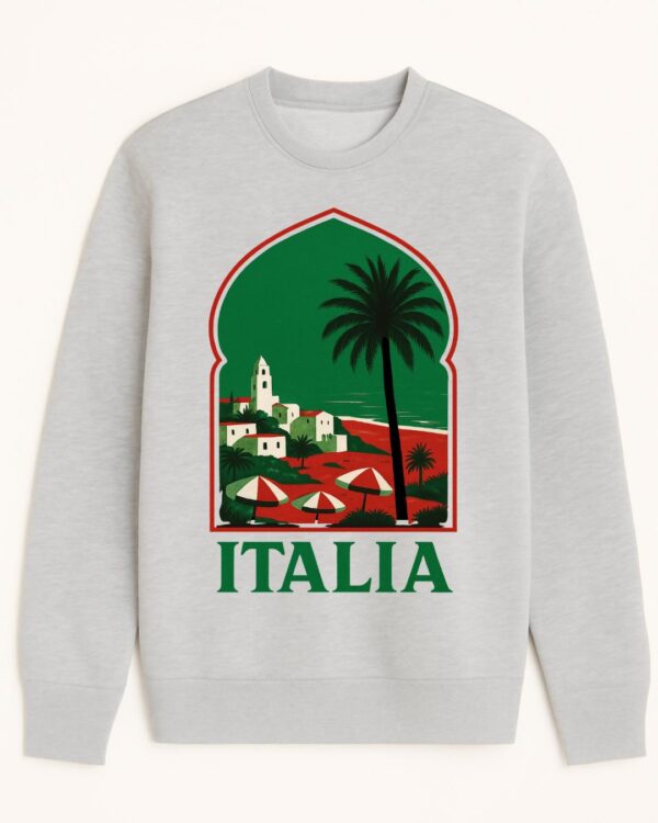 Sweat-shirt Italia 100% coton doux - Image 4