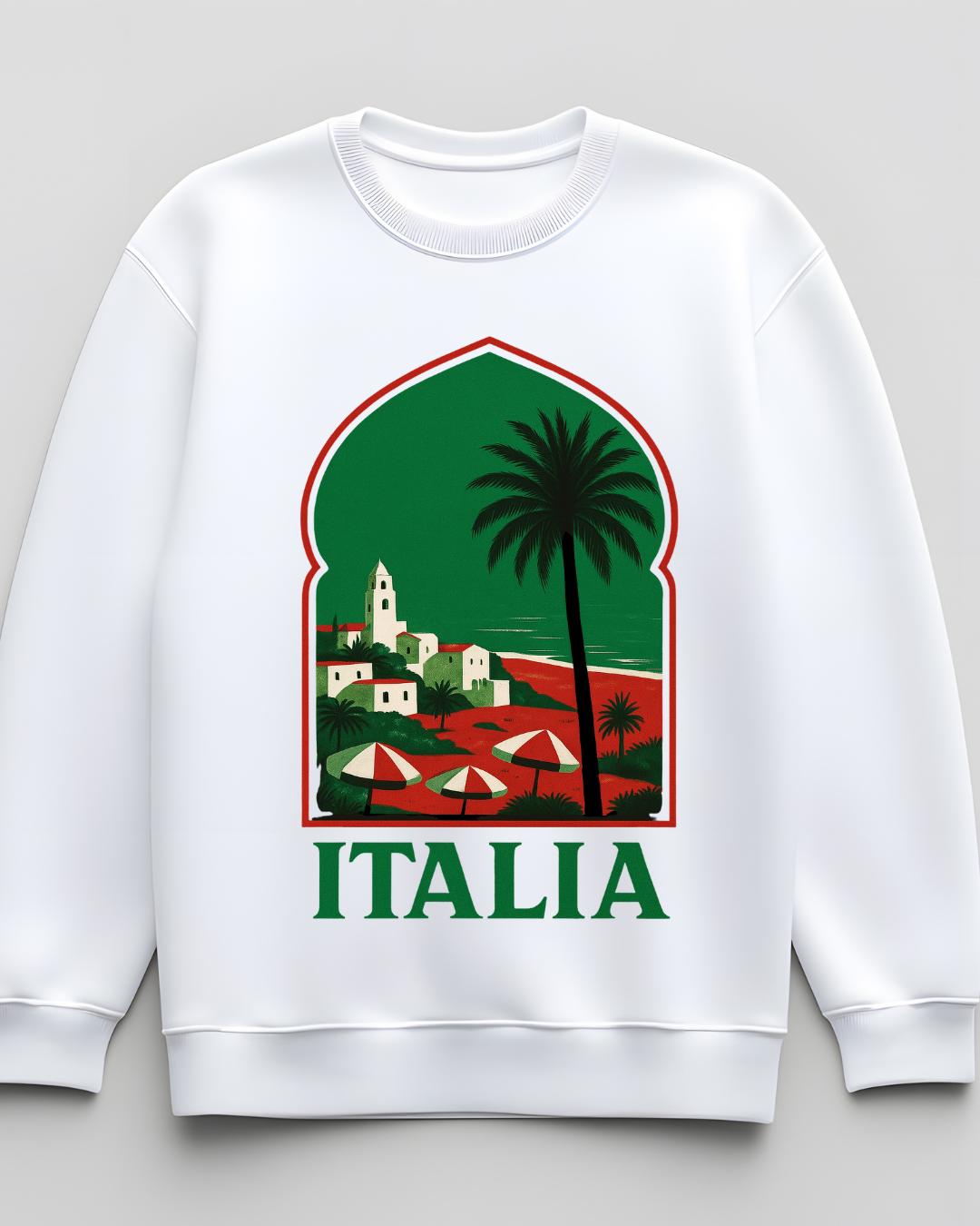 Sweat-shirt Italia 100% coton doux