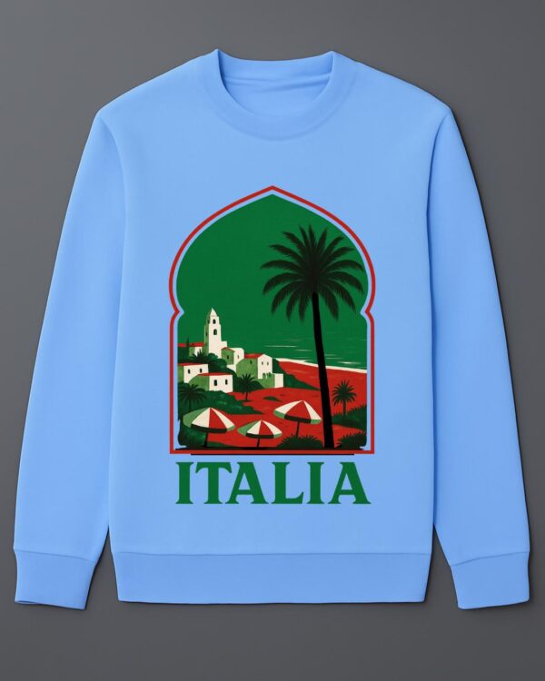 Sweat-shirt Italia 100% coton doux - Image 3