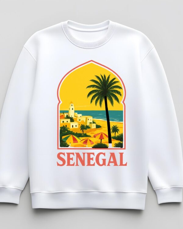 Sweat-shirt Senegal 100% coton doux - Image 2