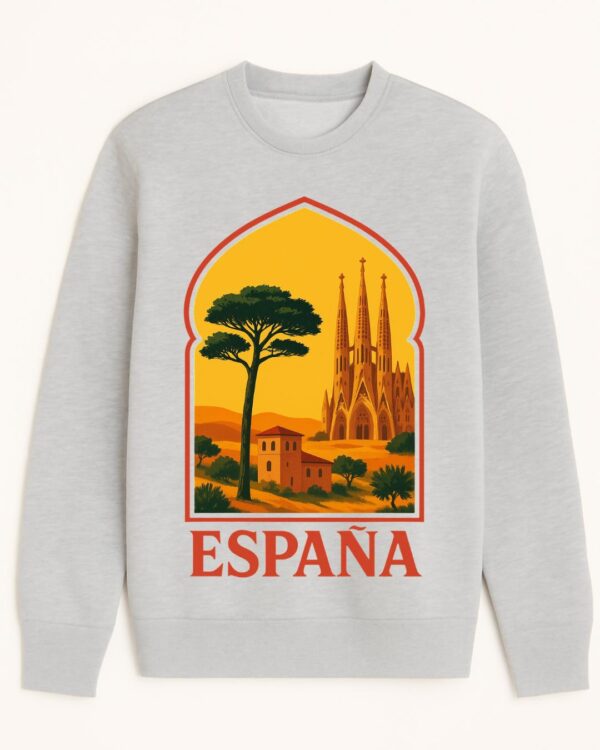 Sweat-shirt Espagne 100% coton doux - Image 4