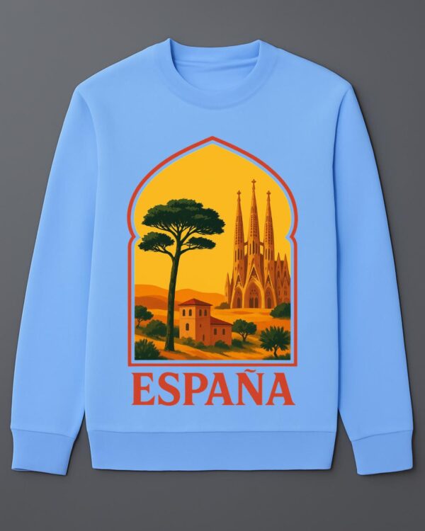 Sweat-shirt Espagne 100% coton doux - Image 2