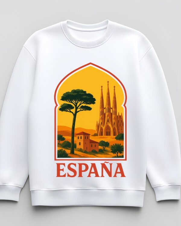 Sweat-shirt Espagne 100% coton doux