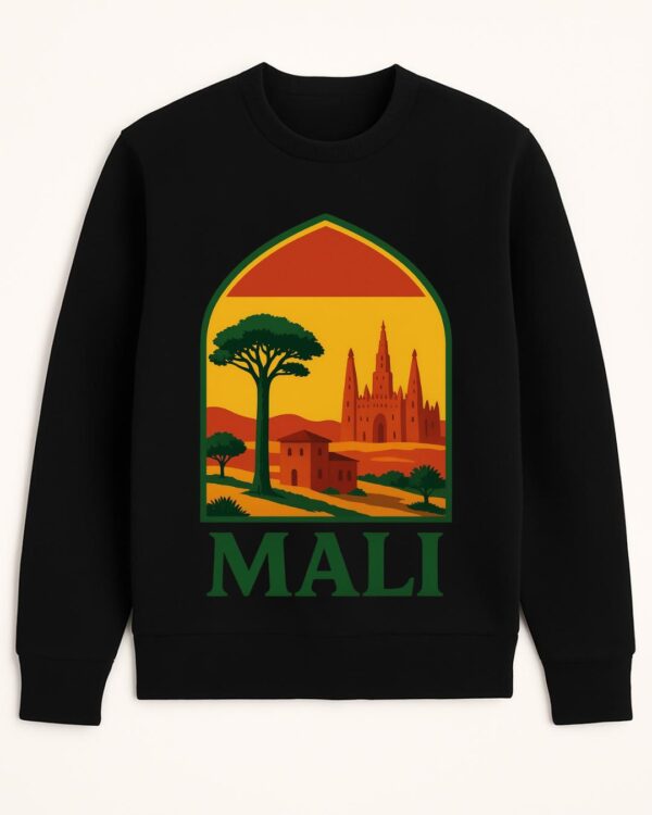 Sweat-shirt Mali 100% coton doux - Image 4
